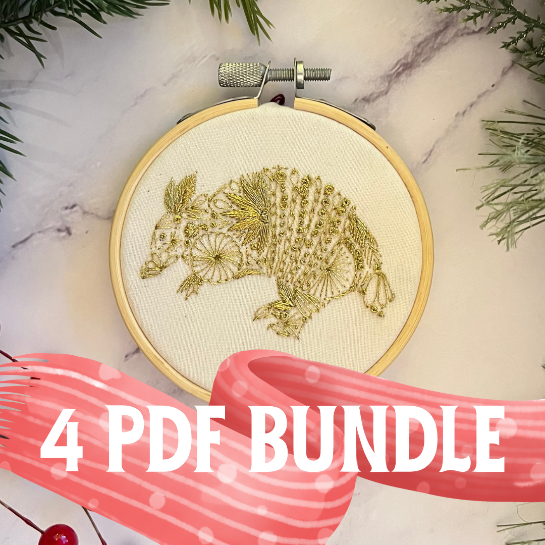 2023 Holiday Ornaments PDF Pattern Bundle