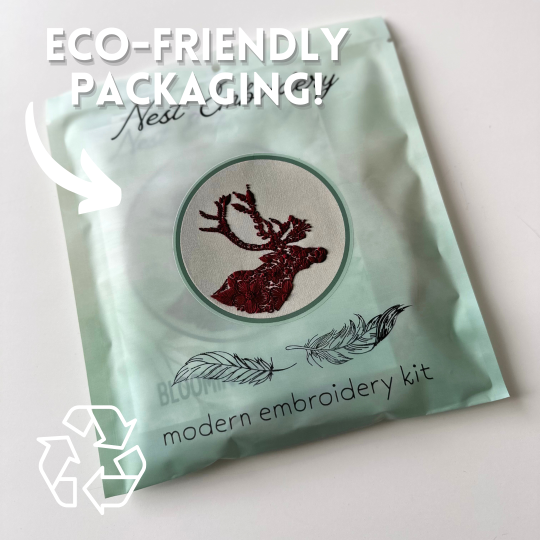 Bloomin' Antlers Embroidery Kit