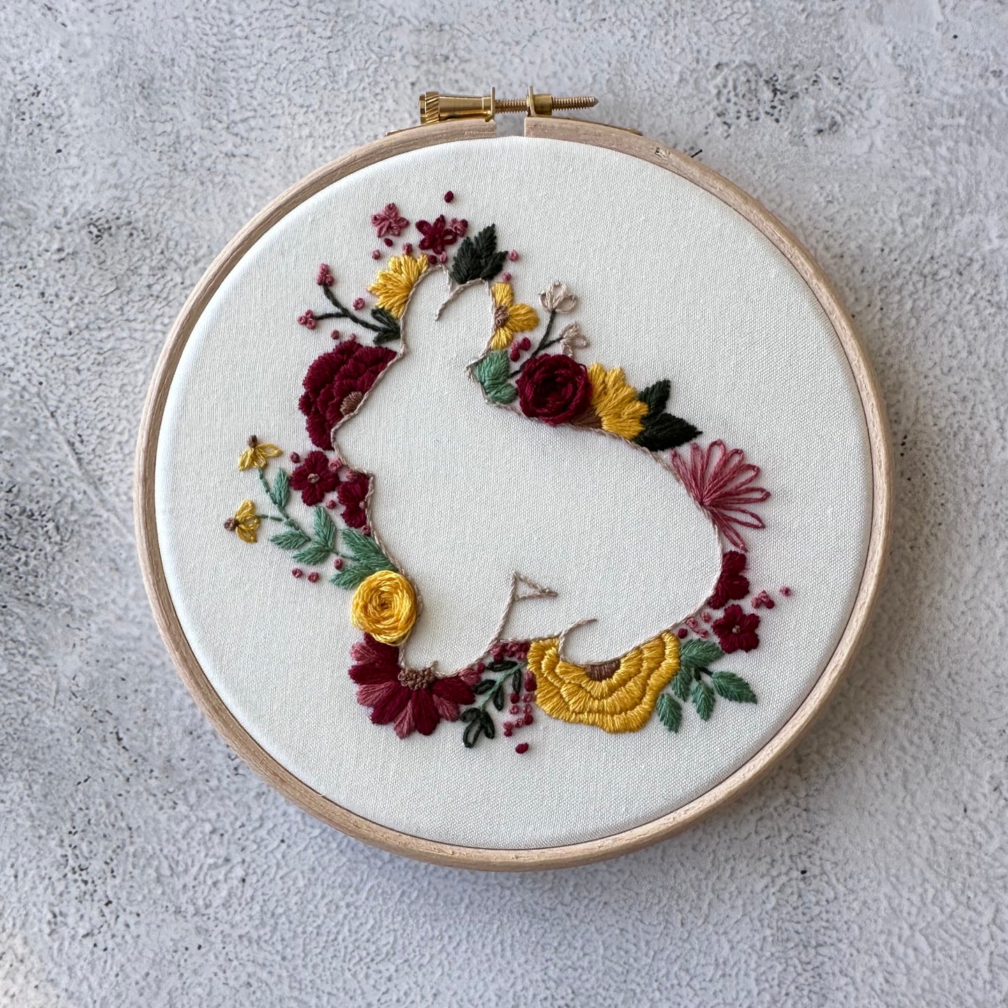 Spring Hops Embroidery Kit