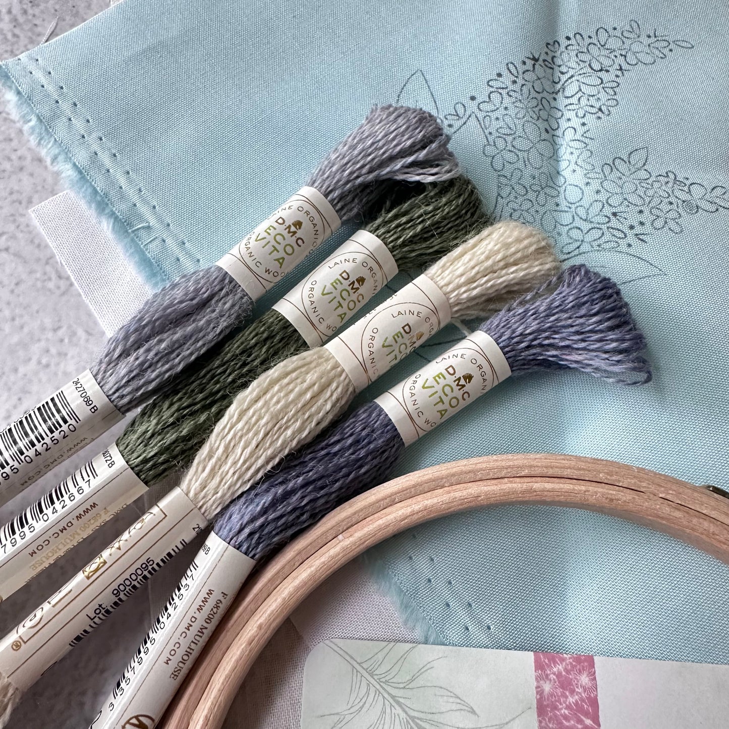 May Flowers Eco Vita Embroidery Kit