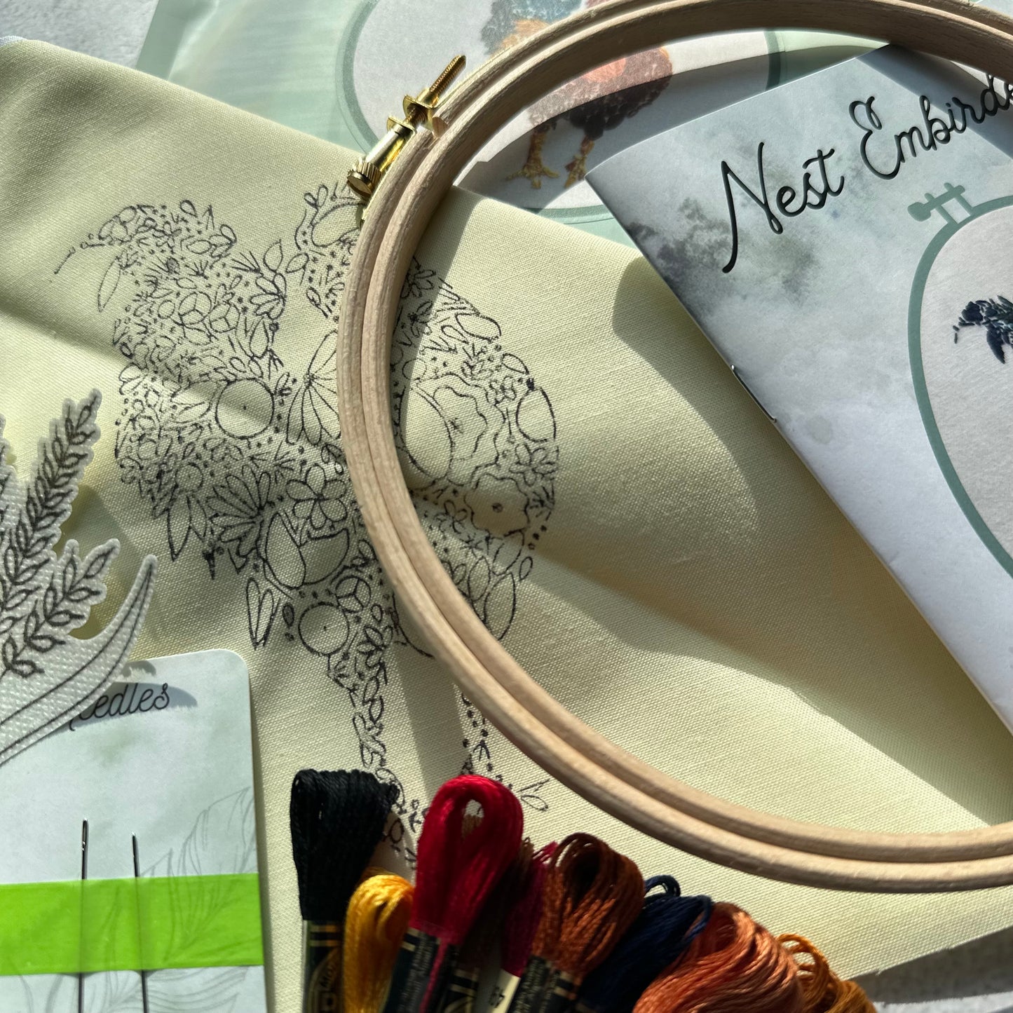 Fowl Play Embroidery Kit