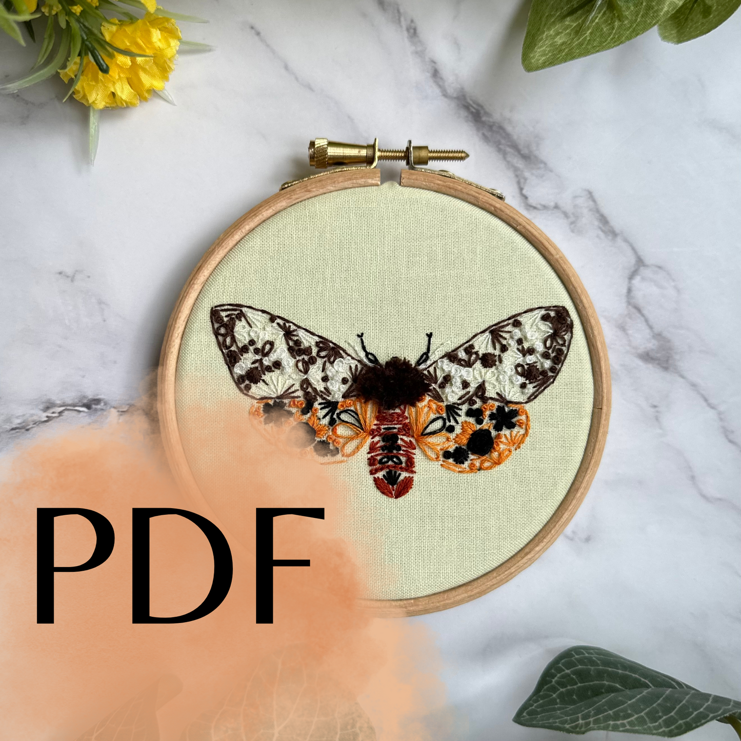 Garden Tiger Moth PDF Pattern