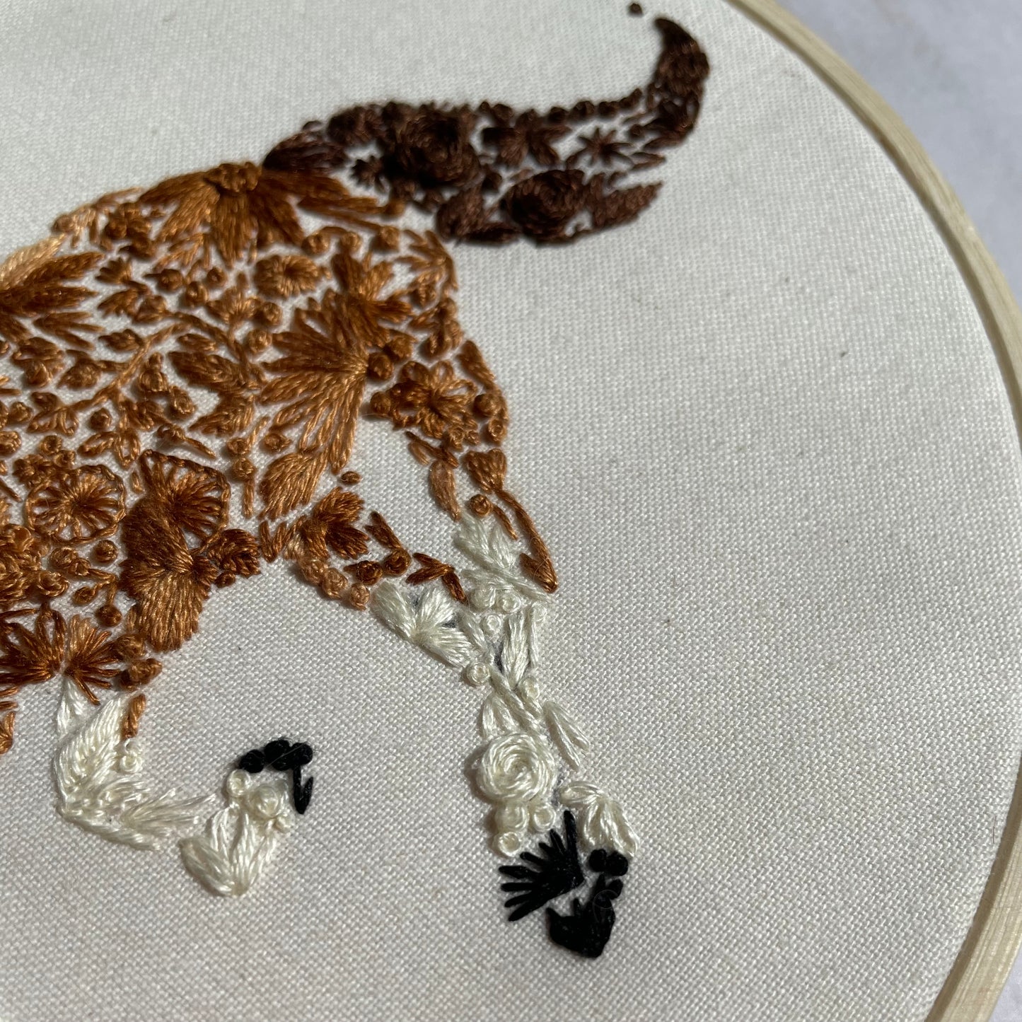 Floral Horse PDF Pattern
