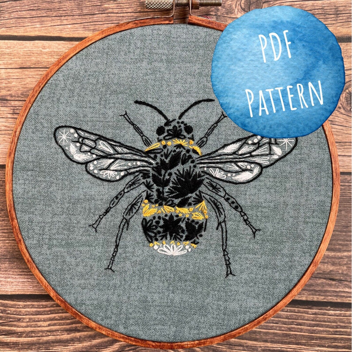 Honey Bee PDF Pattern