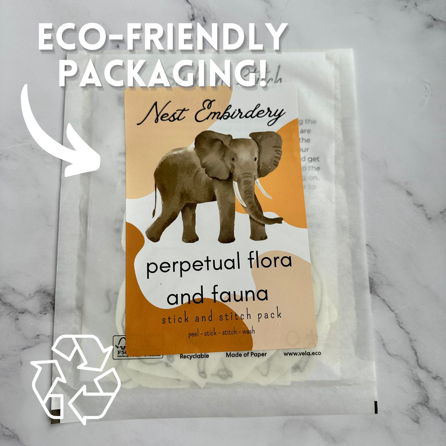 Perpetual Flora and Fauna- Stick & Stitch Pack