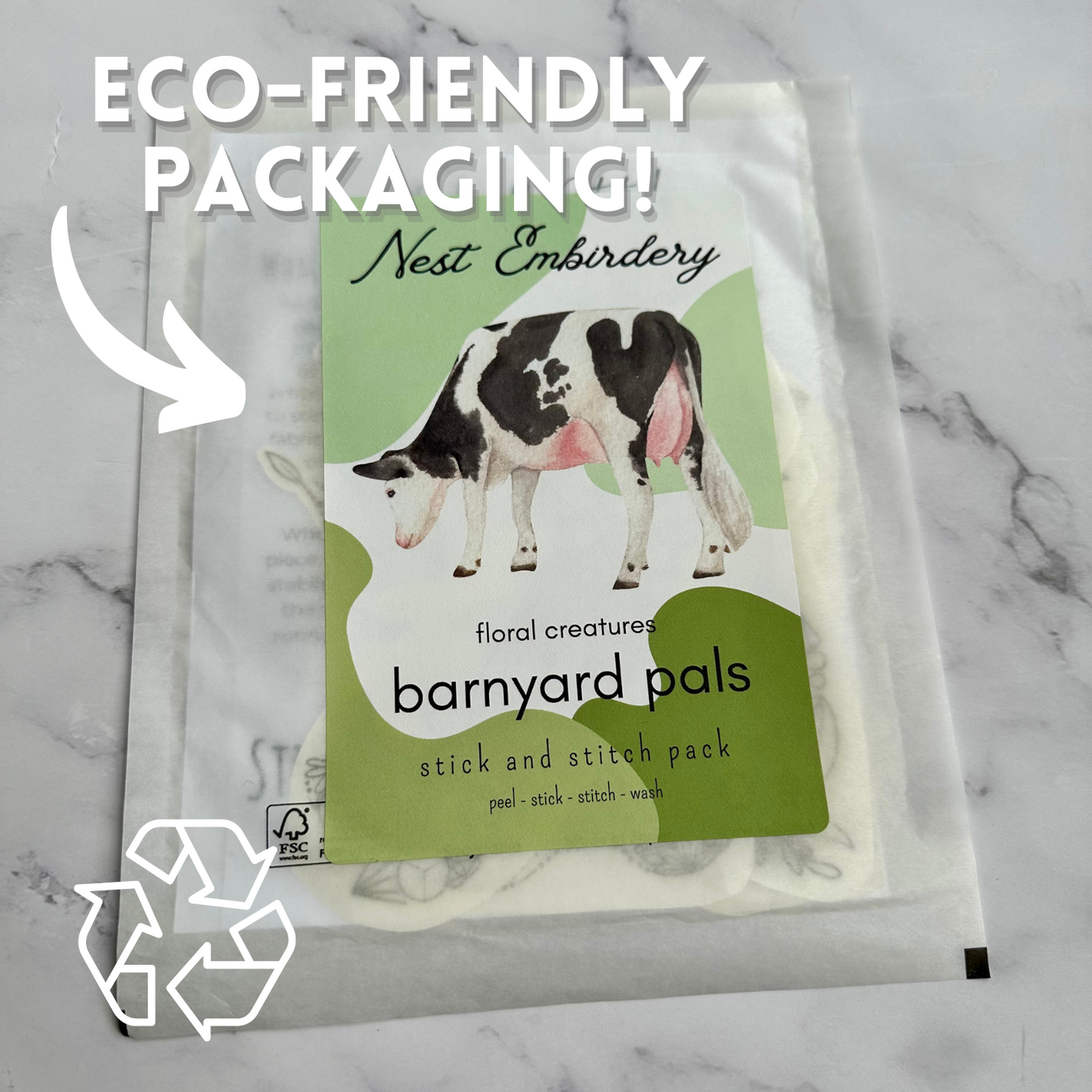 Barnyard Pals - Stick & Stitch Pack