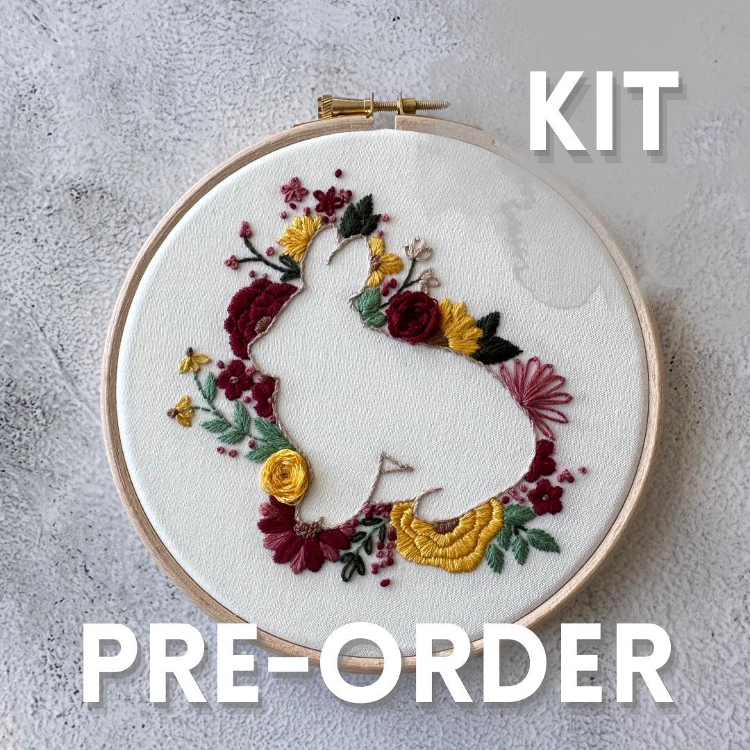 Spring Hops Embroidery Kit PRE-ORDER