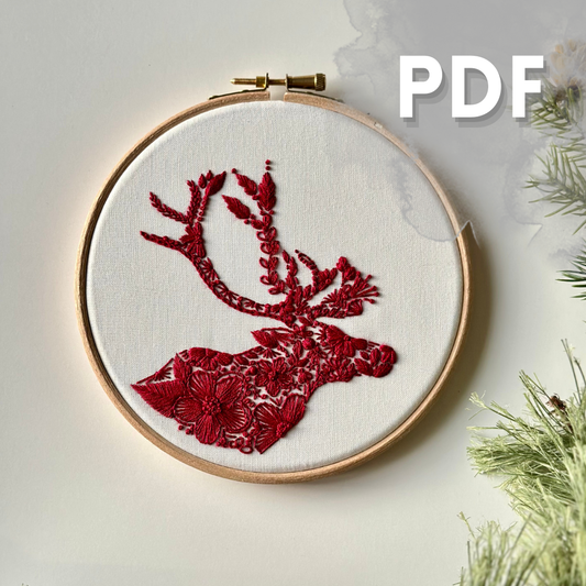 Bloomin' Antlers PDF Pattern