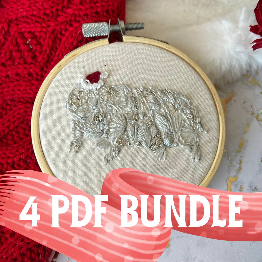 2023 Holiday Ornaments PDF Pattern Bundle