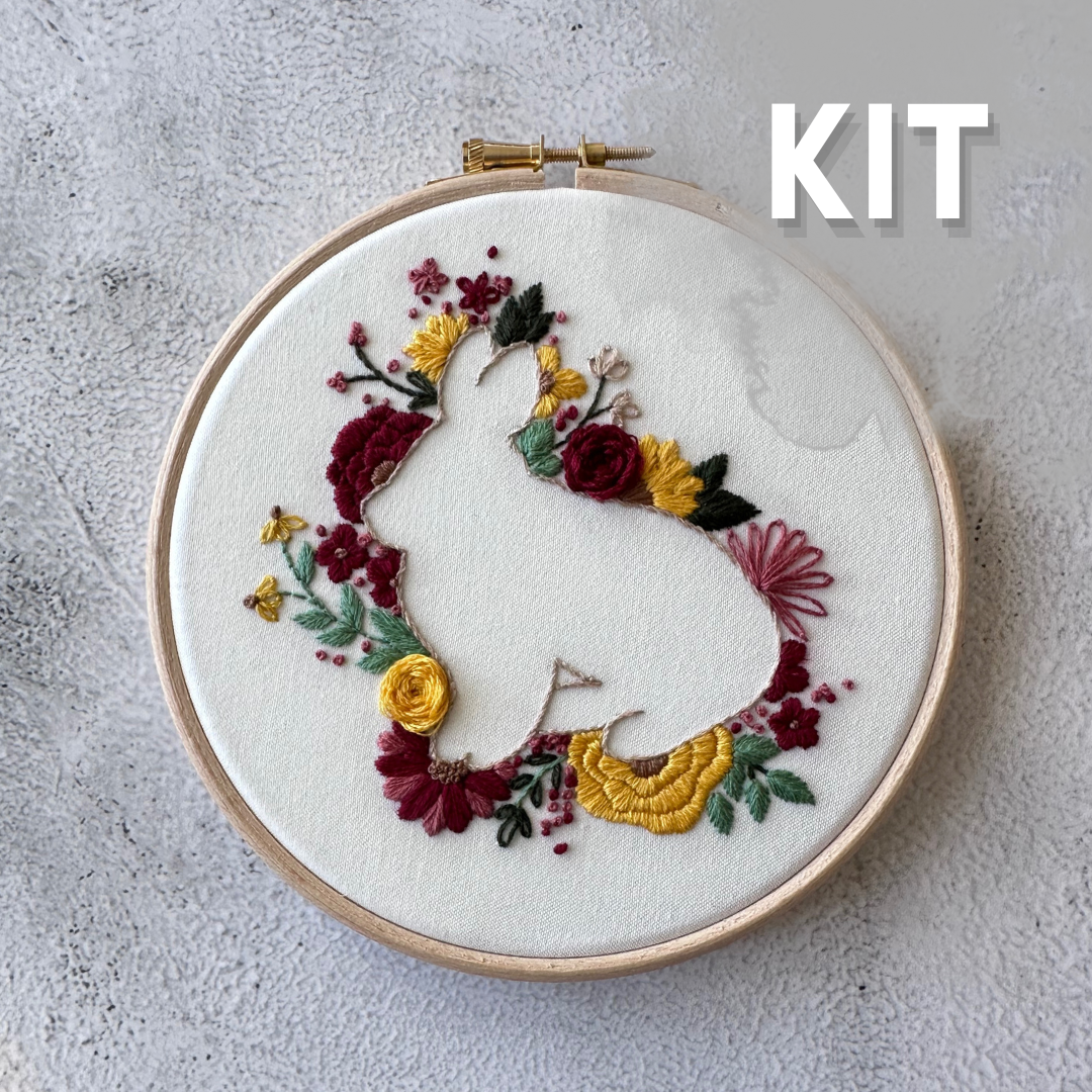 Spring Hops Embroidery Kit