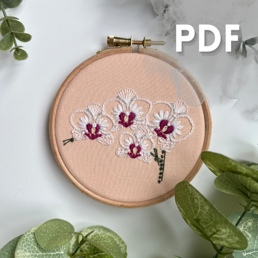 Opulent Orchid PDF Pattern