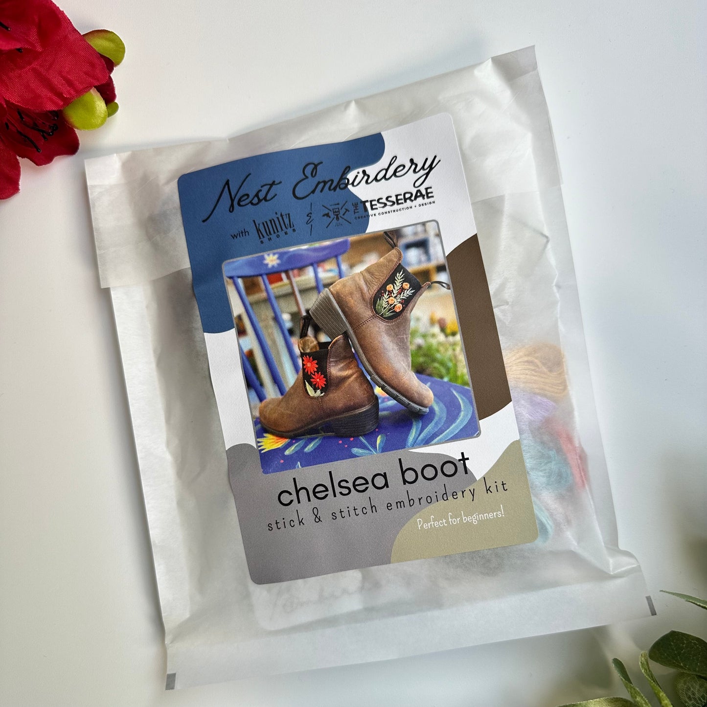 Chelsea Boot Embroidery Kit
