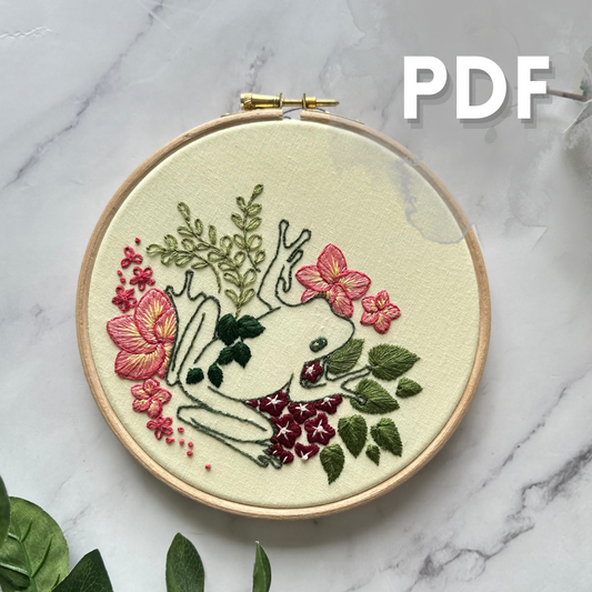 Froggy Flowers PDF Pattern