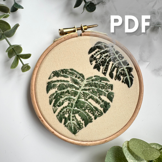 Mighty Monstera PDF Pattern