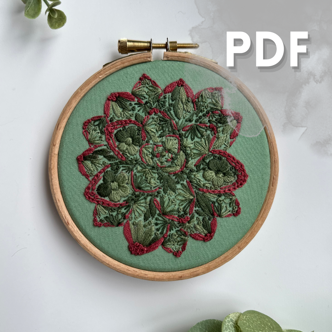 Sun-Kissed Succulent PDF Pattern
