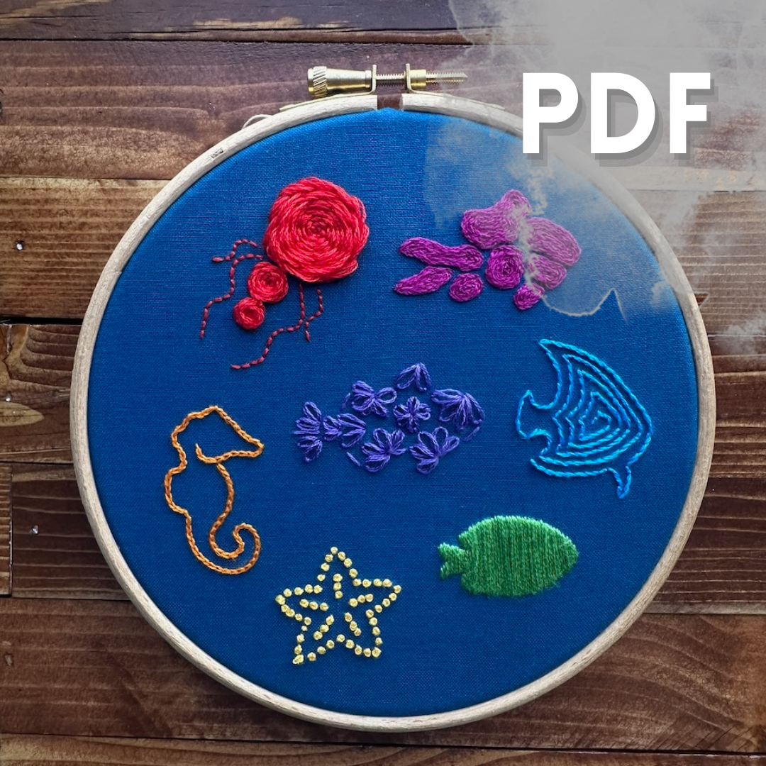 School of Stitch Sampler PDF Pattern