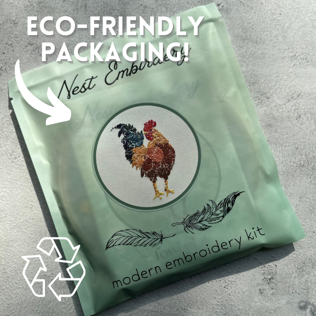 Fowl Play Embroidery Kit