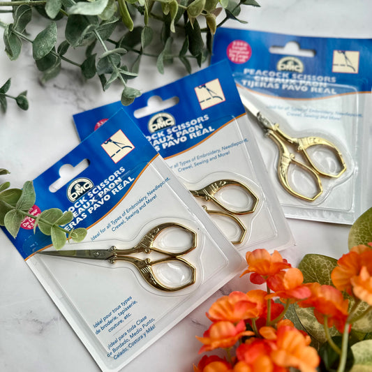 Peacock Embroidery Scissors 4"