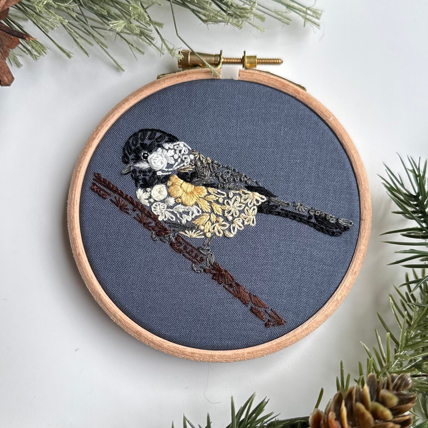 Chickadee-dee Embroidery Kit