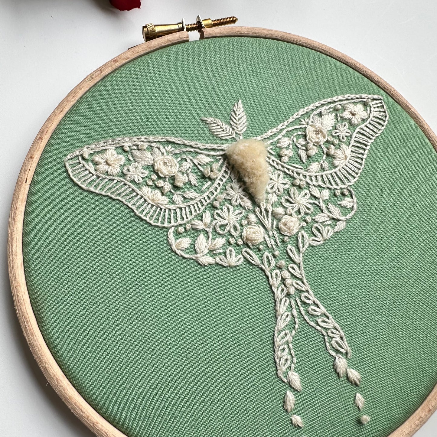 Vintage Moth Embroidery Kit