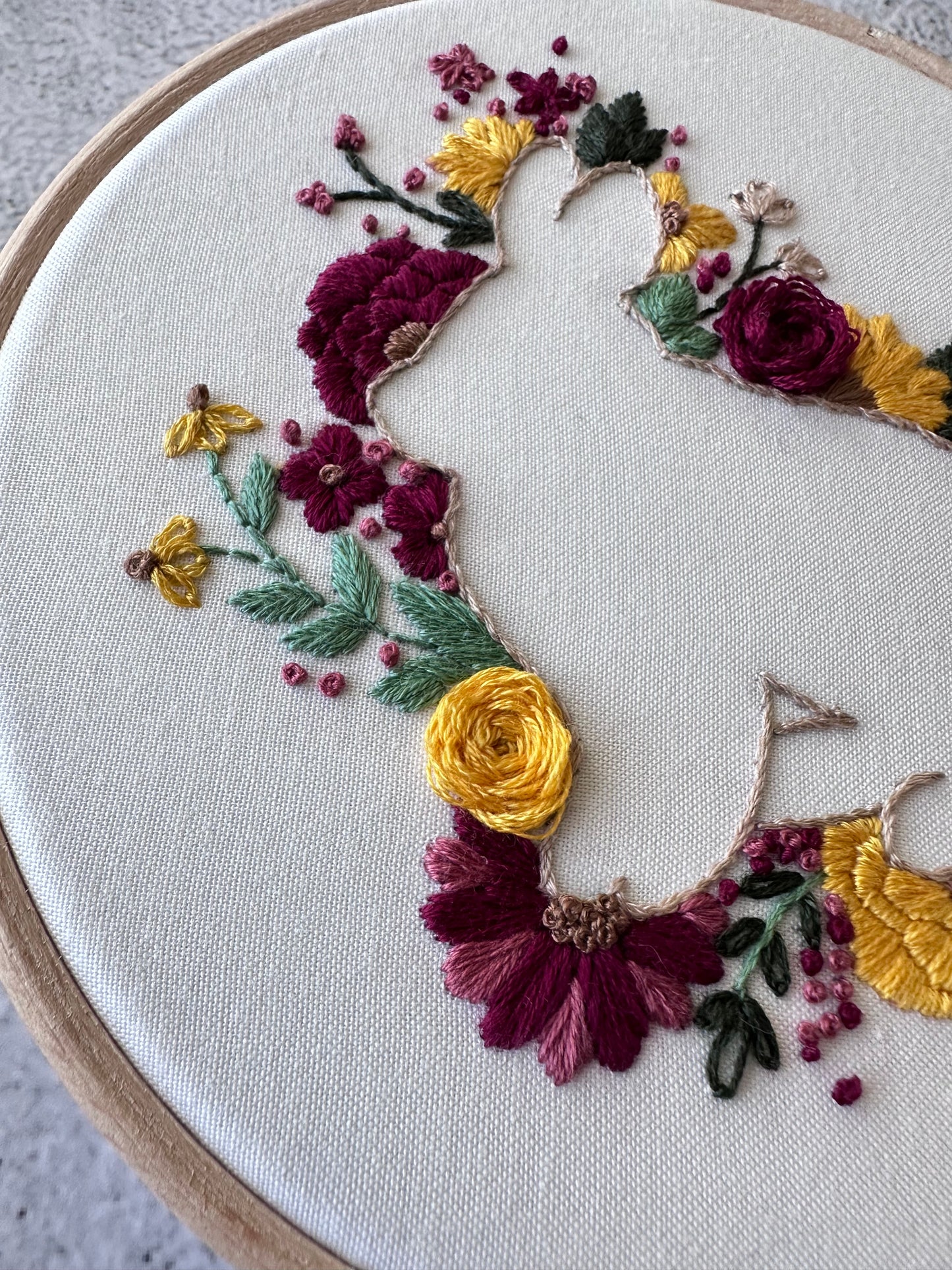 Spring Hops Embroidery Kit