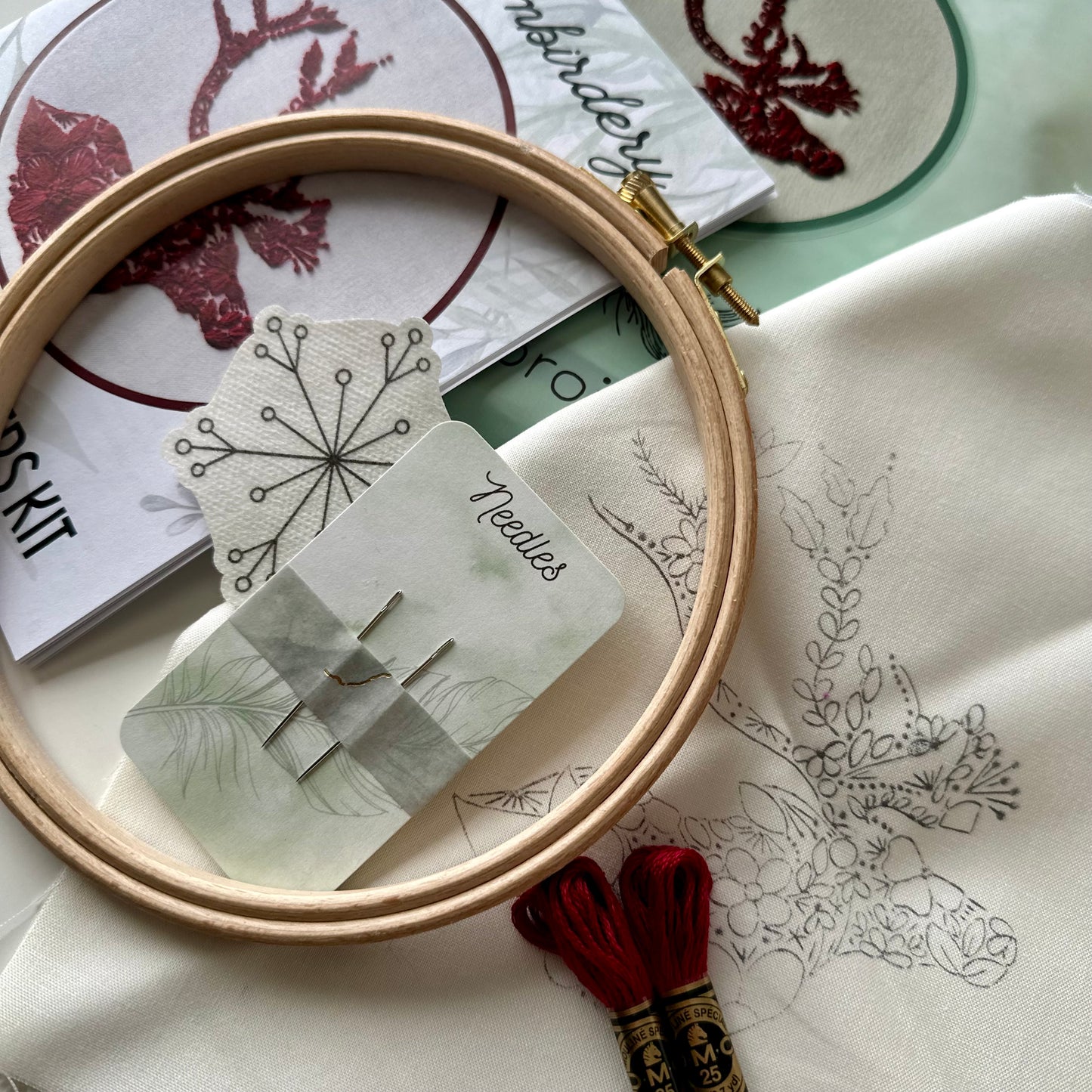 Bloomin' Antlers Embroidery Kit