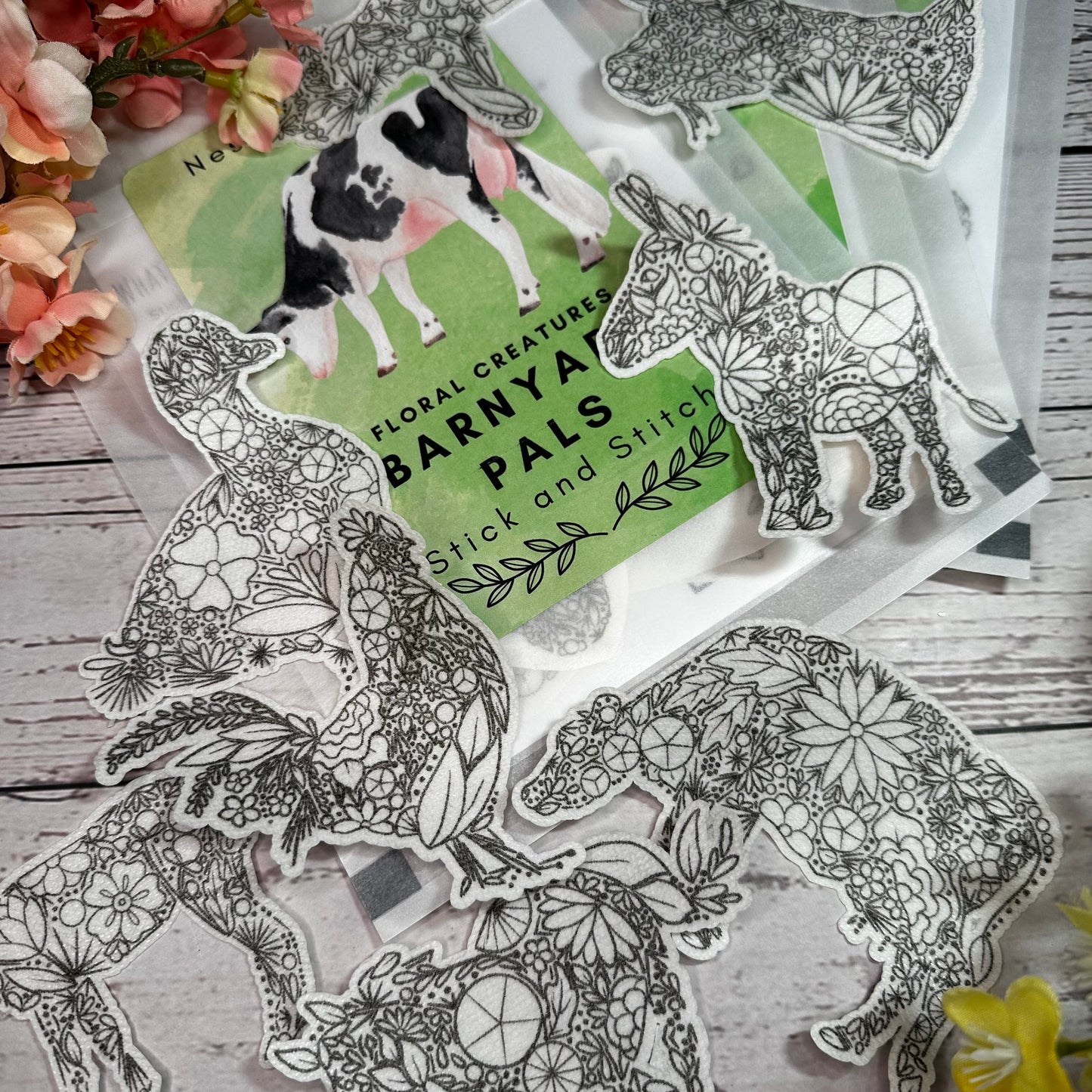 Barnyard Pals - Stick & Stitch Pack