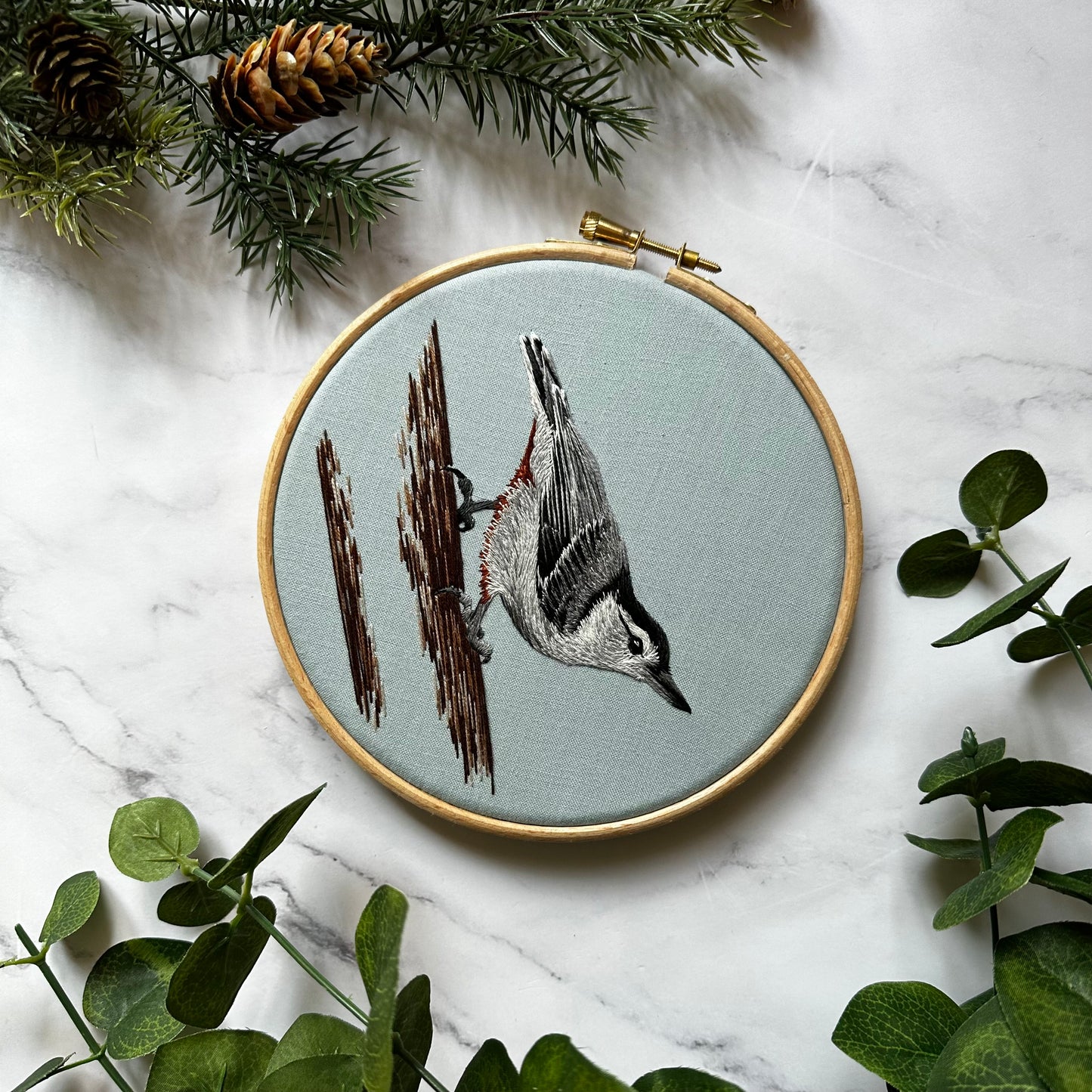 White-Breasted Nuthatch PDF Pattern