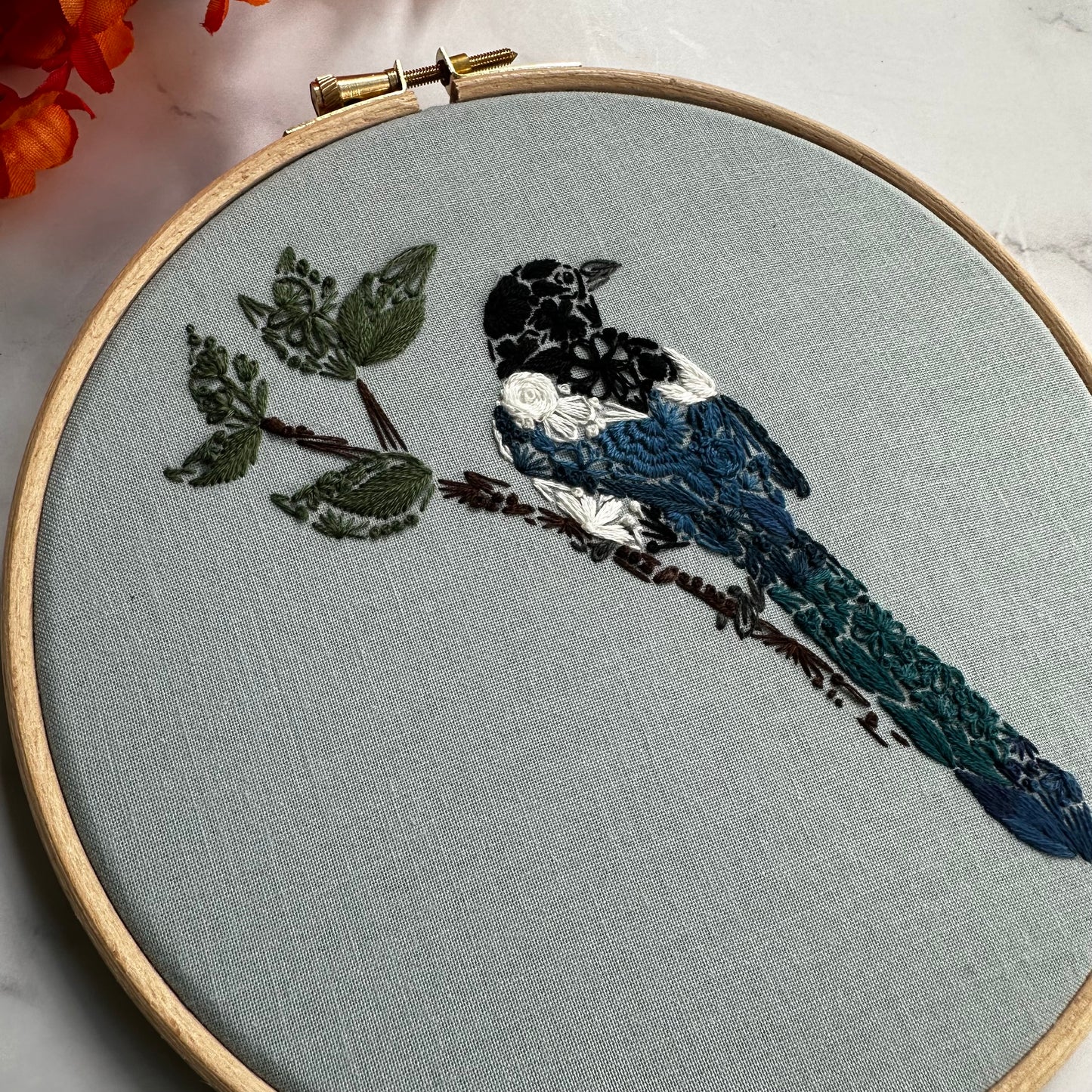 Black-Billed Magpie PDF Pattern