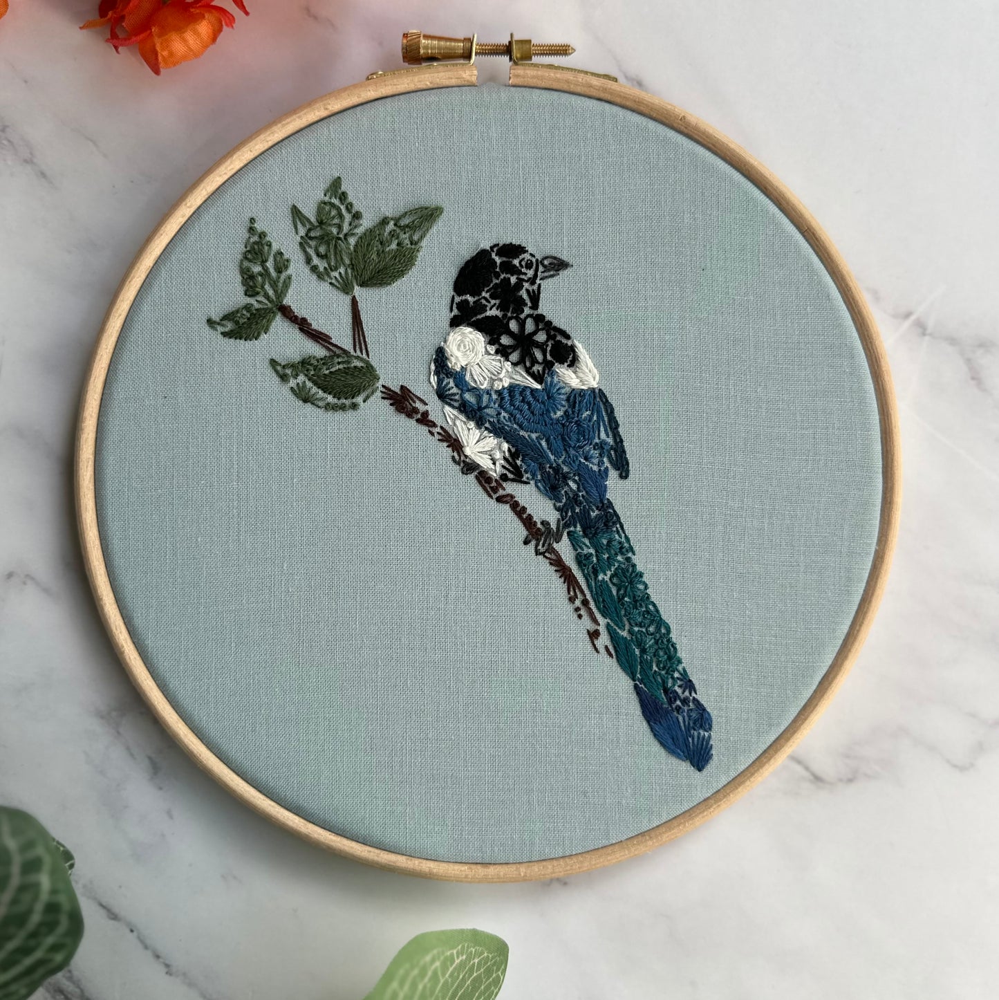 Black-Billed Magpie PDF Pattern