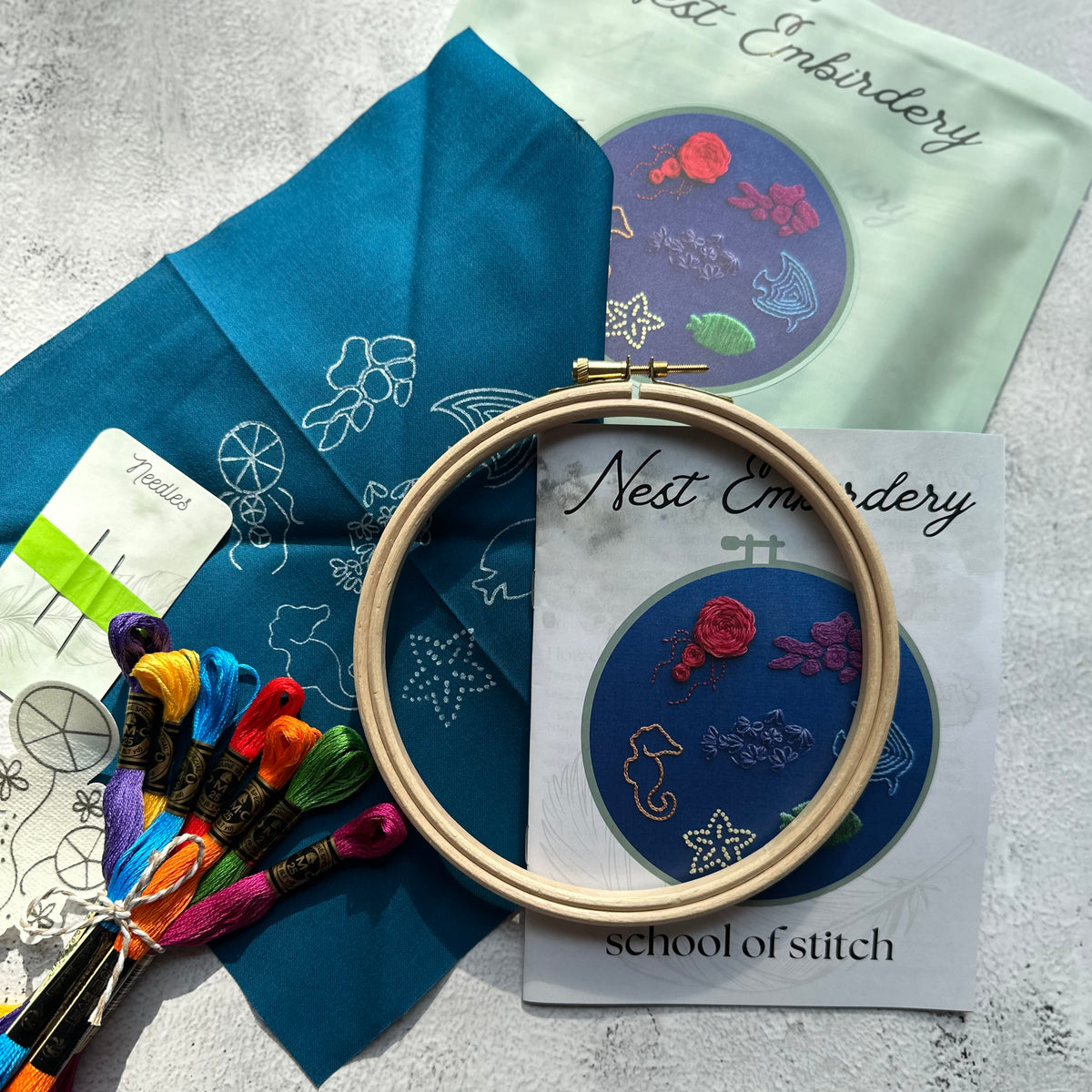 School of Stitch Embroidery Sampler Kit