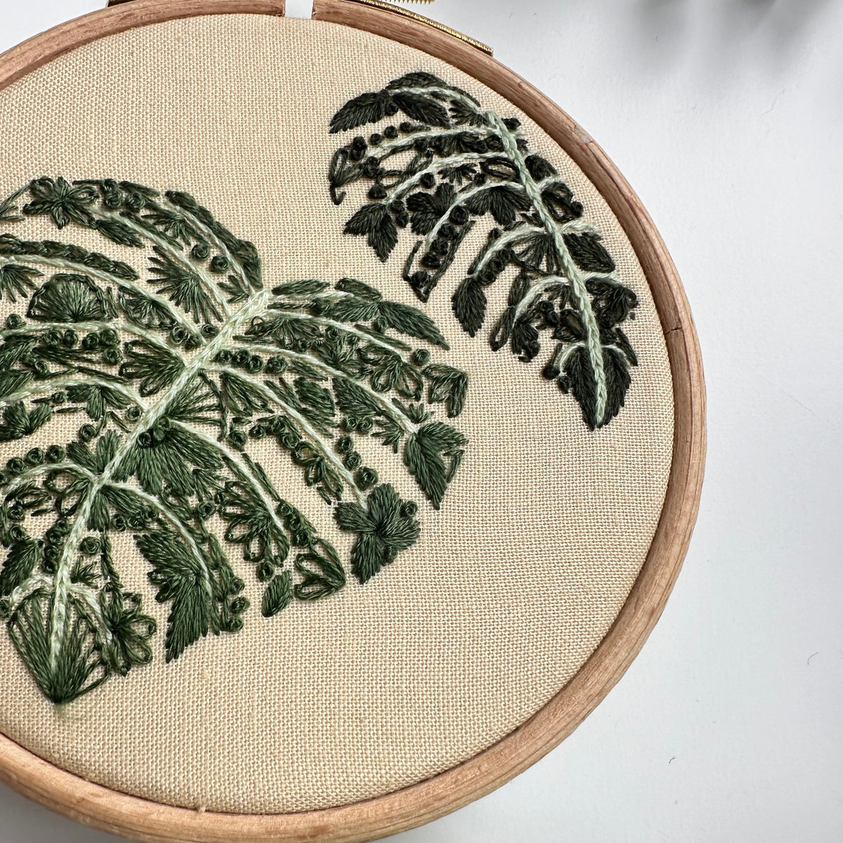Monstera Mini Pattern Mighty Monstera PDF Pattern – Nest Embirdery