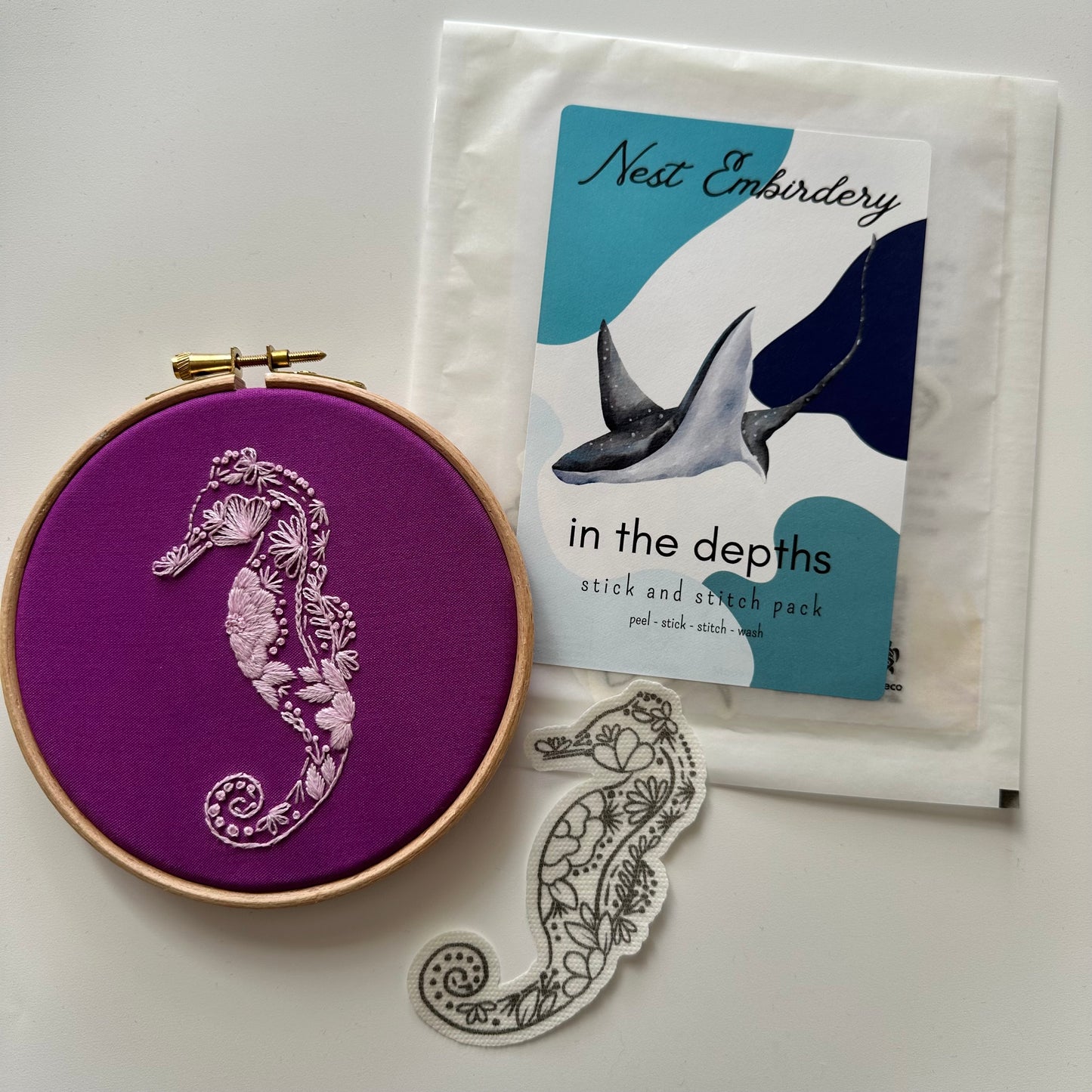 In The Depths - Stick & Stitch Pack