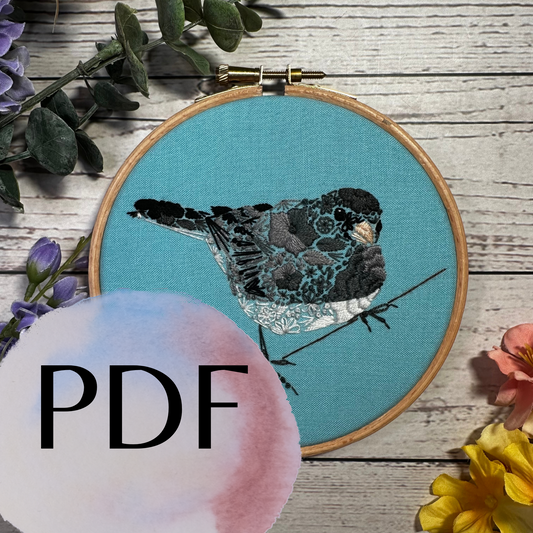 Dark-eyed Junco PDF Pattern