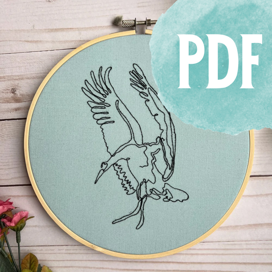 Sandhill Crane PDF Pattern