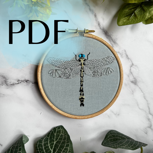 Olive Clubtail Dragonfly PDF Pattern