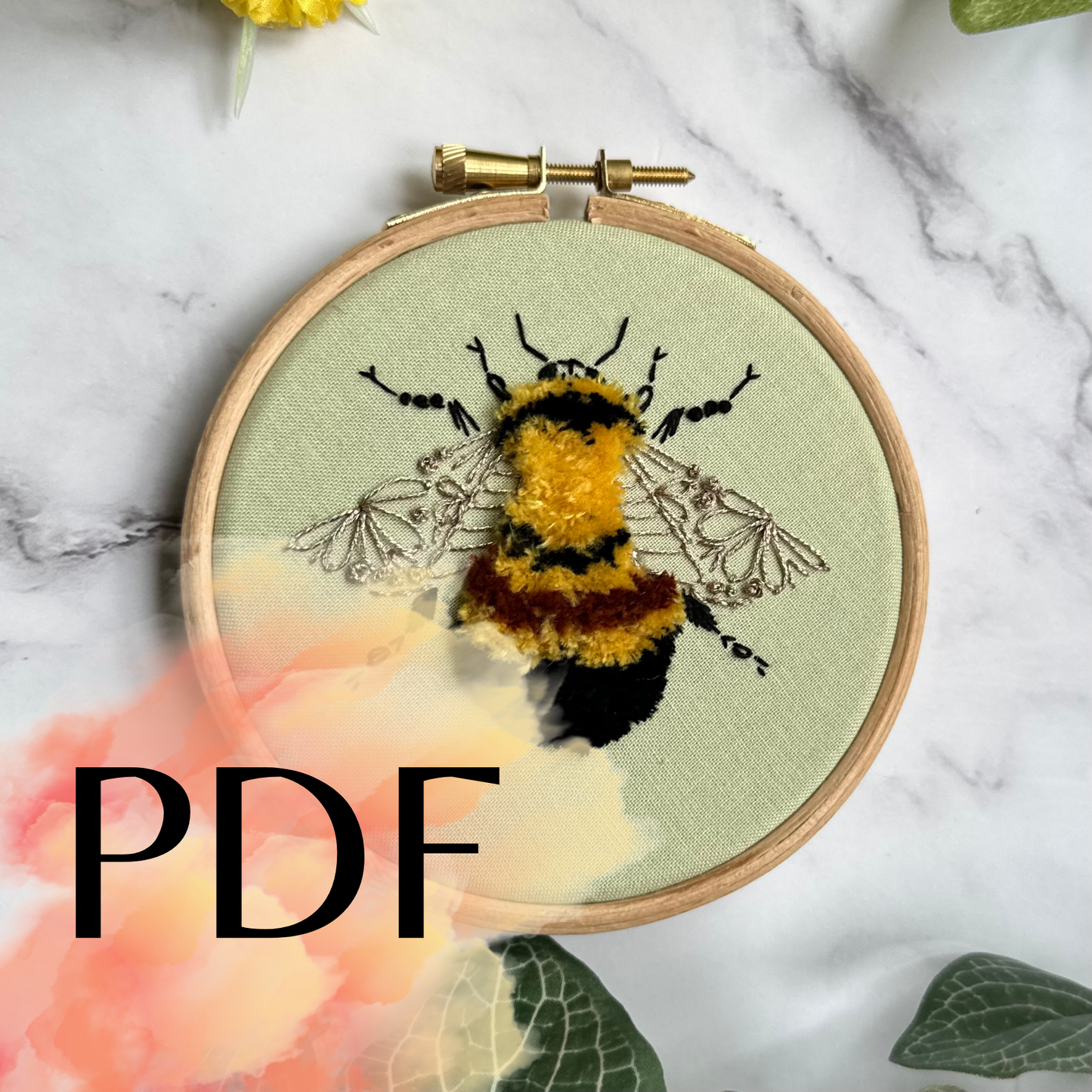 Rusty Patched Bumblebee PDF Pattern