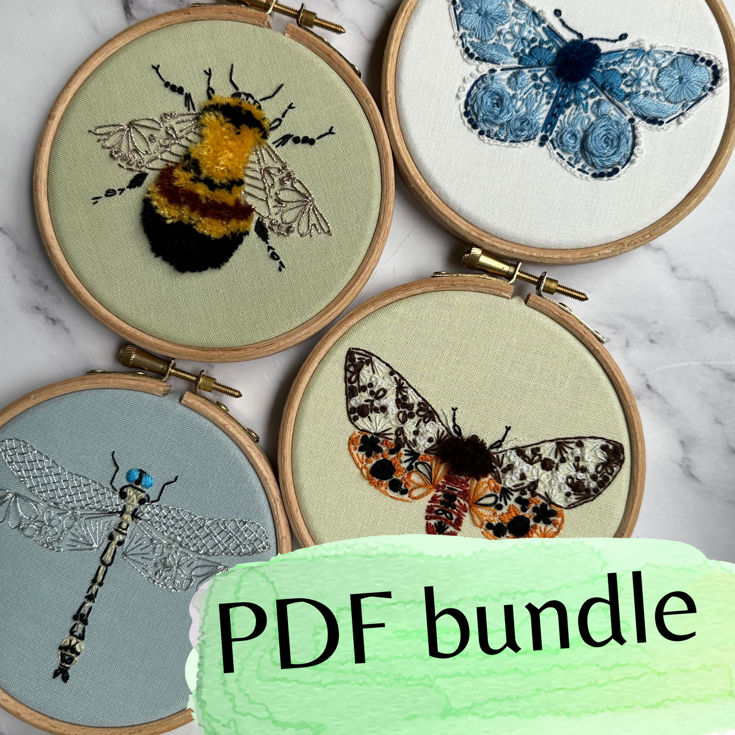 Endangered Insect 4 PDF Pattern Bundle
