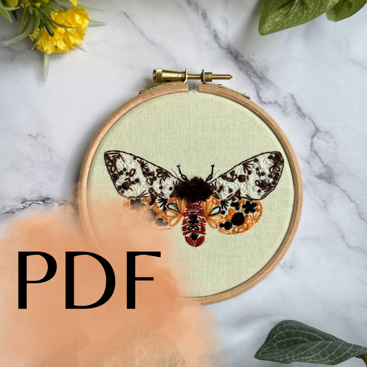 Garden Tiger Moth PDF Pattern