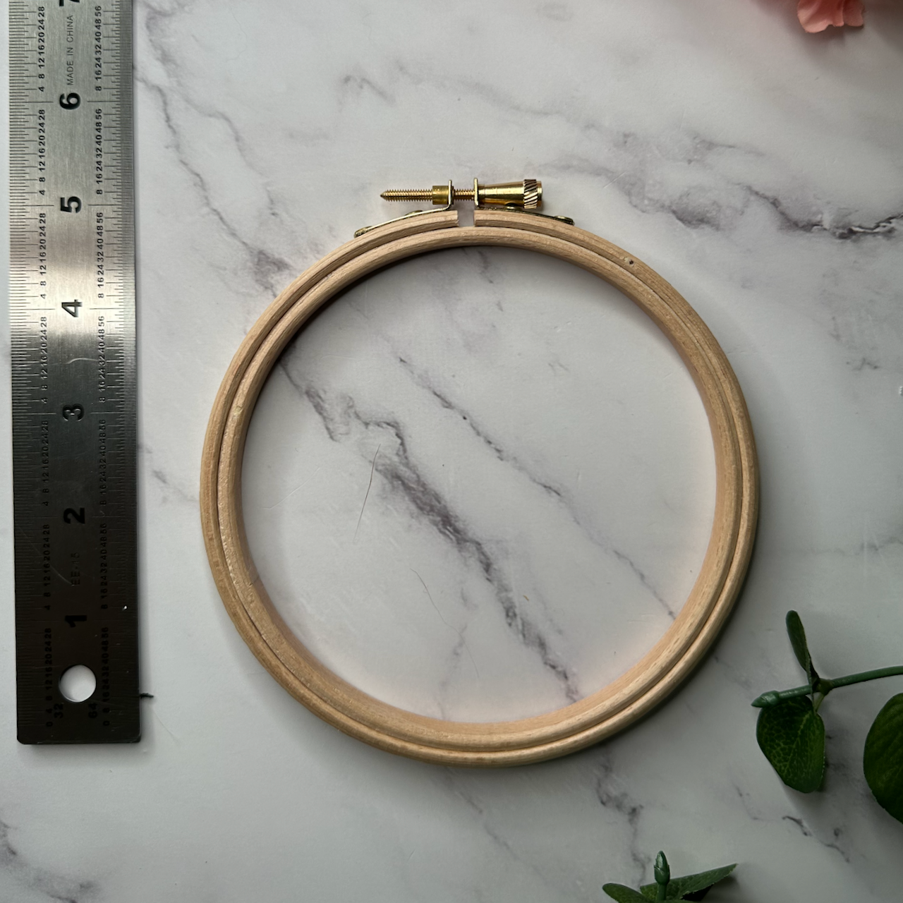 6" Elbesee Beechwood Embroidery Hoop