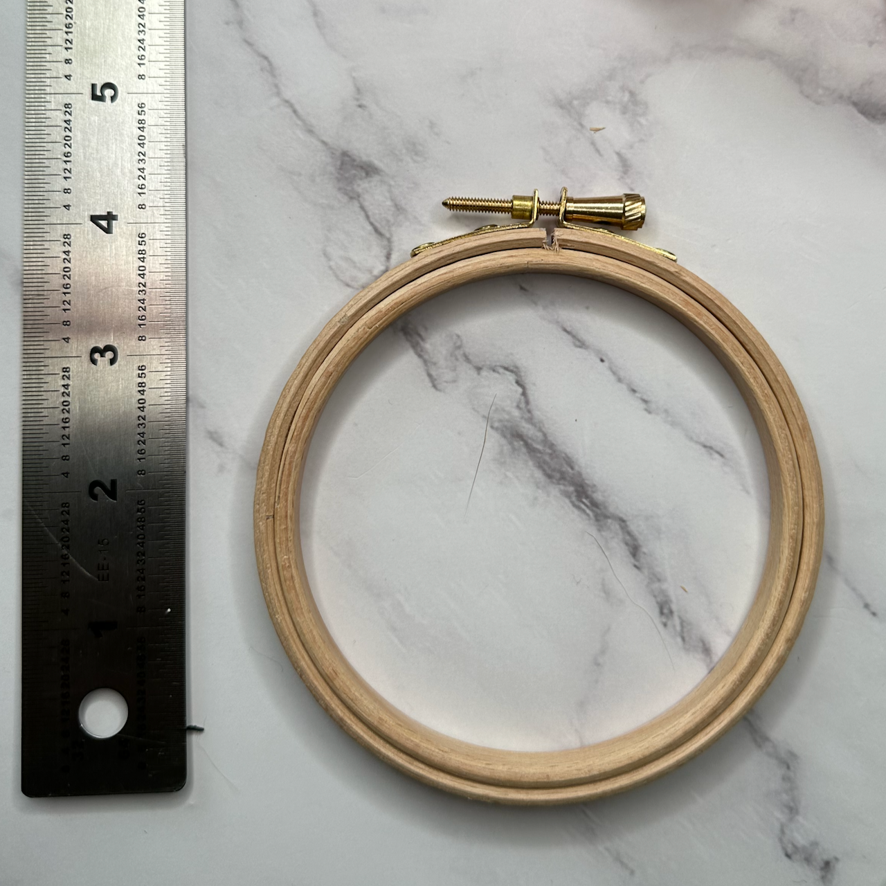 4" Elbesee Beechwood Embroidery Hoop