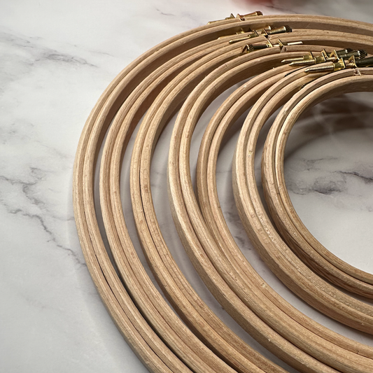 7" Elbesee Beechwood Embroidery Hoop