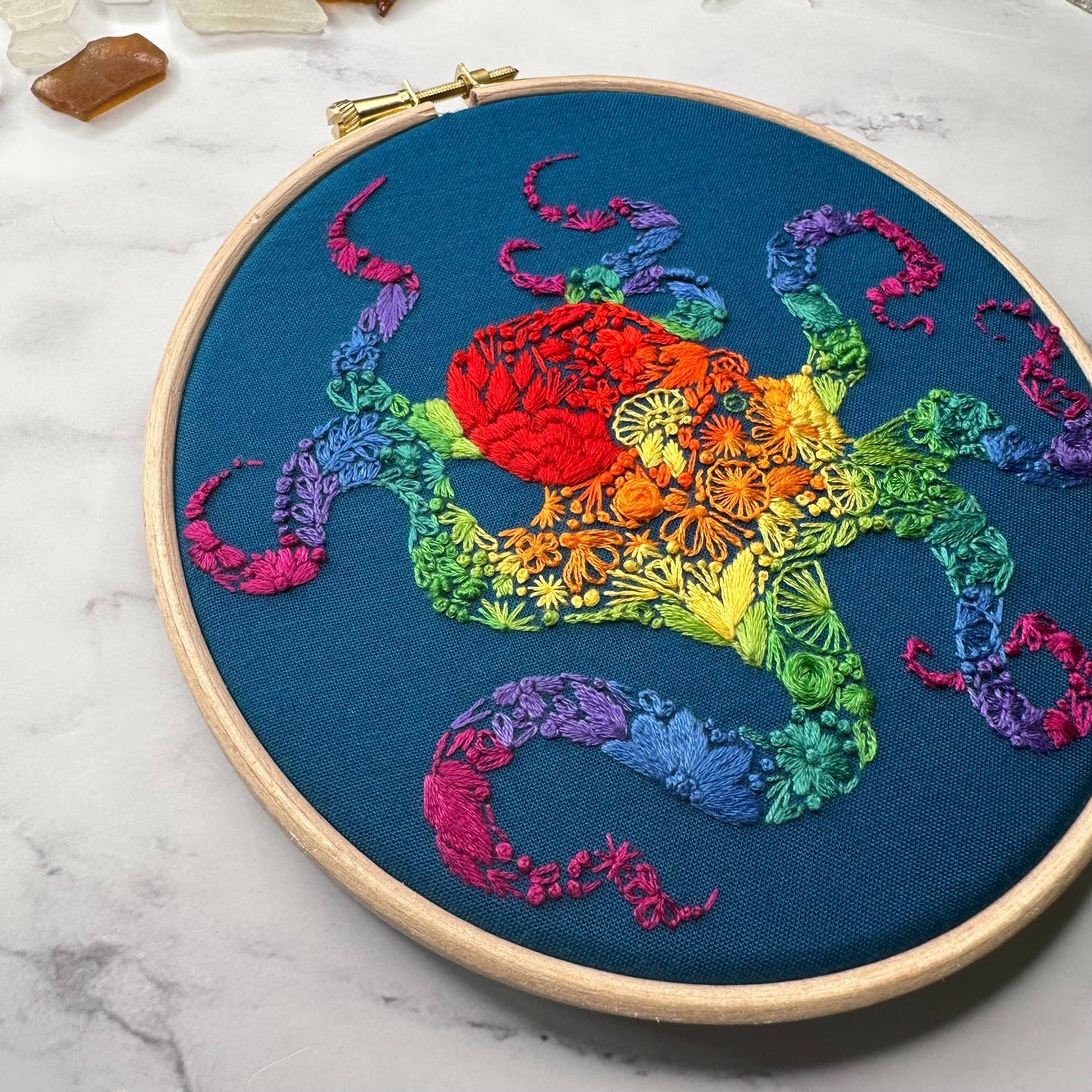 Rainbow Octopus PDF Pattern