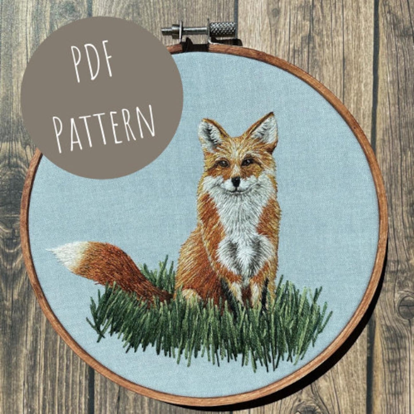 Red Fox PDF Pattern