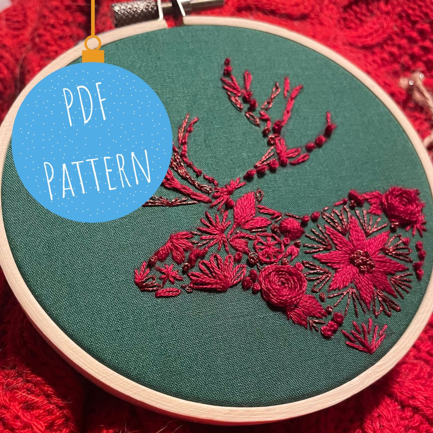 2021 Holiday Ornaments PDF Pattern Bundle