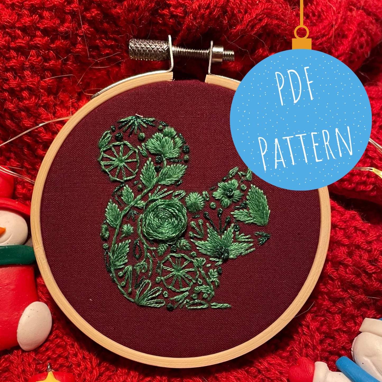 2021 Holiday Ornaments PDF Pattern Bundle