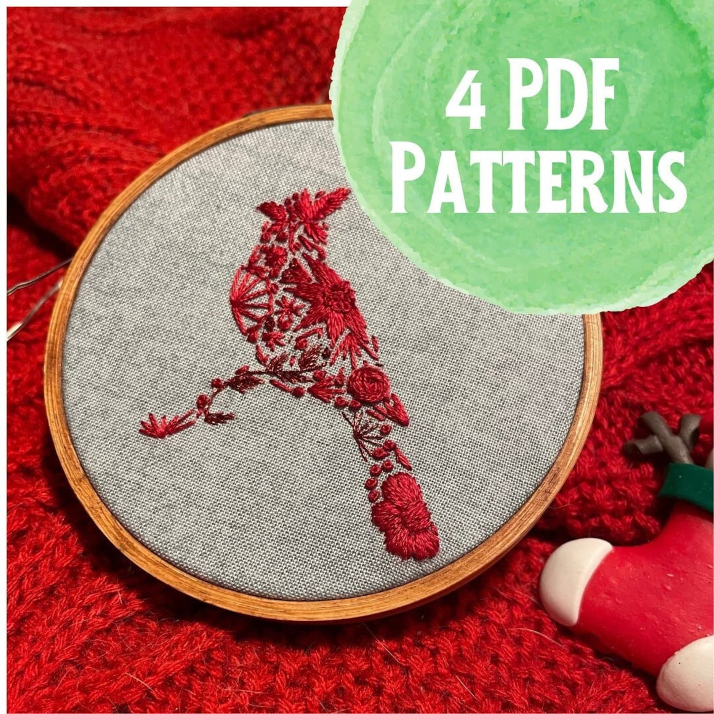 2021 Holiday Ornaments PDF Pattern Bundle