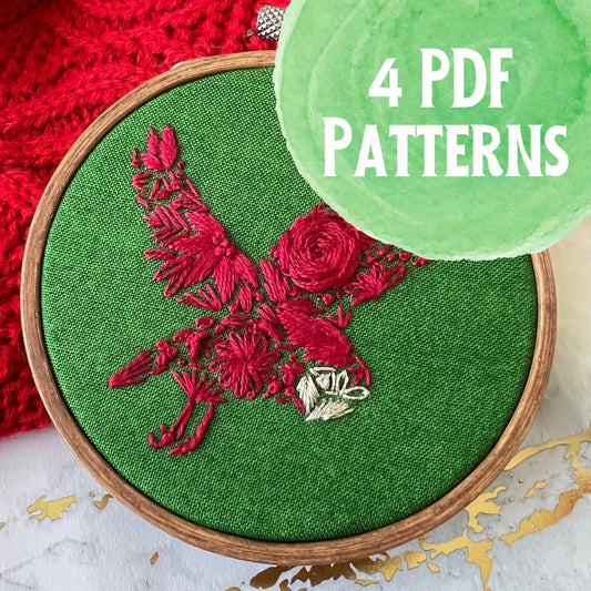 2022 Holiday Ornaments PDF Pattern Bundle