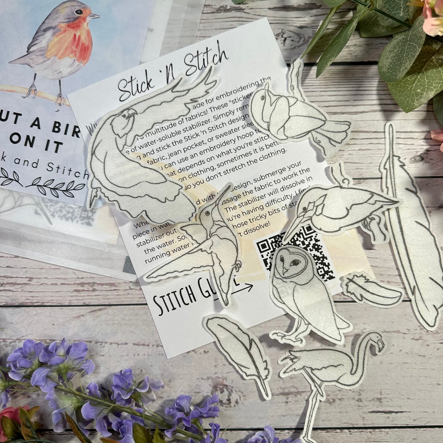 Put a Bird On It - Stick & Stitch Pack